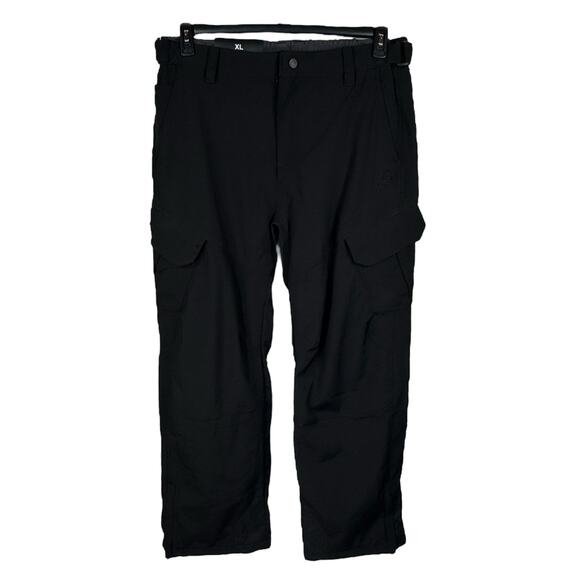 Gerry Mens X-Large Snowboarding Ski Pants Insulated Lined Cargo Pockets Gaiters - Picture 1 of 12